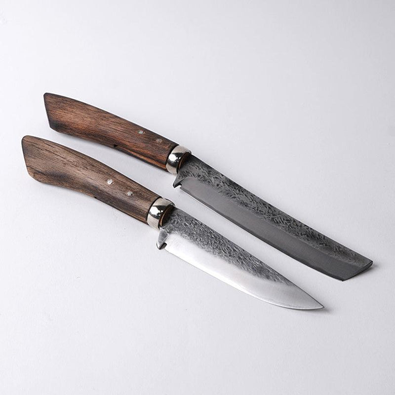 【キャンプナタ】黒猪 岩井丈 作 森閑(しんかん) Custom Knife | 越前打刃物 | 鍛冶工房いわい
