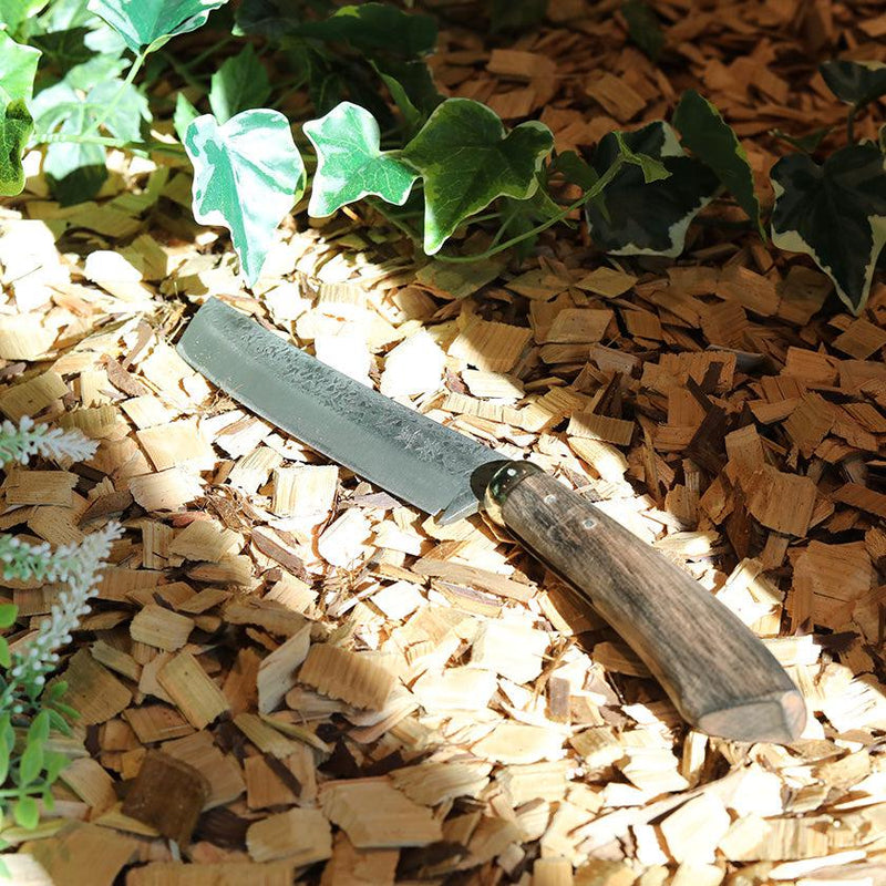【キャンプナタ】黒猪 岩井丈 作 森閑(しんかん) Custom Knife | 越前打刃物 | 鍛冶工房いわい