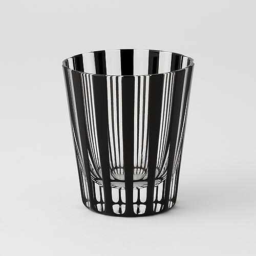 【江戸切子】KUROCO ストライプ オールド