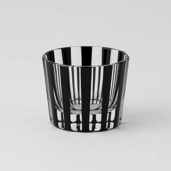 【江戸切子】KUROCO ストライプ ぐいのみ