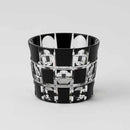 【江戸切子】KUROCO 玉市松 ぐいのみ