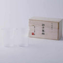 【江戸硝子】うすはり オールドM 2点セット 木箱入