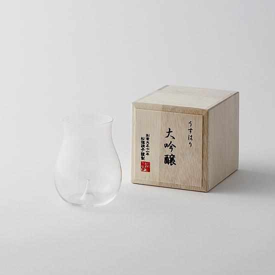 【江戸硝子】うすはり 大吟醸 木箱入