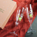 【シャンパングラス2点セット】冷感 紅葉 | 丸モ高木陶器