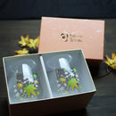 【フリーグラス】冷感 紅葉 | 丸モ高木陶器