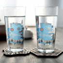 【タンブラーグラス2点セット】冷感 雪結晶 | 丸モ高木陶器