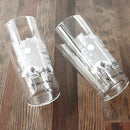 【タンブラーグラス2点セット】冷感 雪結晶 | 丸モ高木陶器