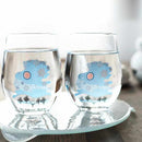 【フリーグラス】冷感 雪結晶 | 丸モ高木陶器