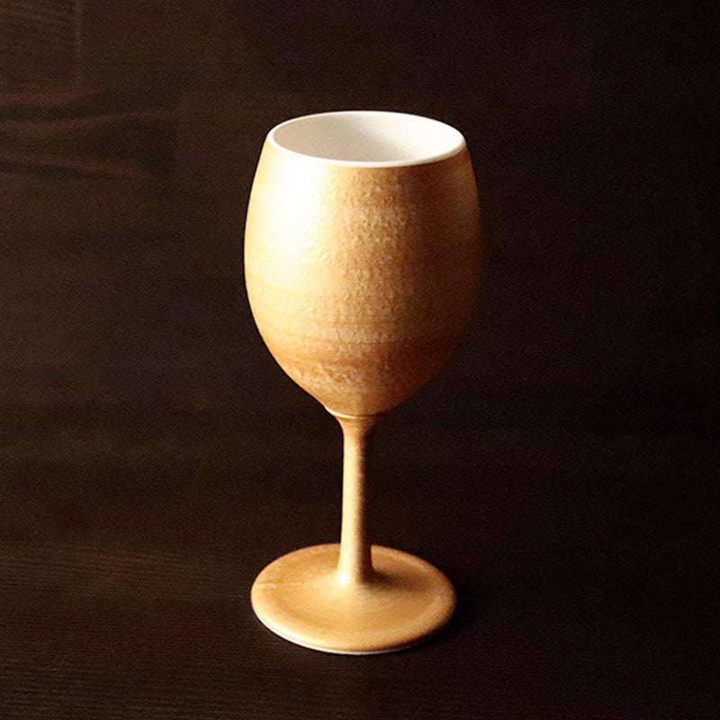 【ワインカップ】Gold Wine 陶Glass (Slim) | 美濃焼 | 丸モ高木陶器