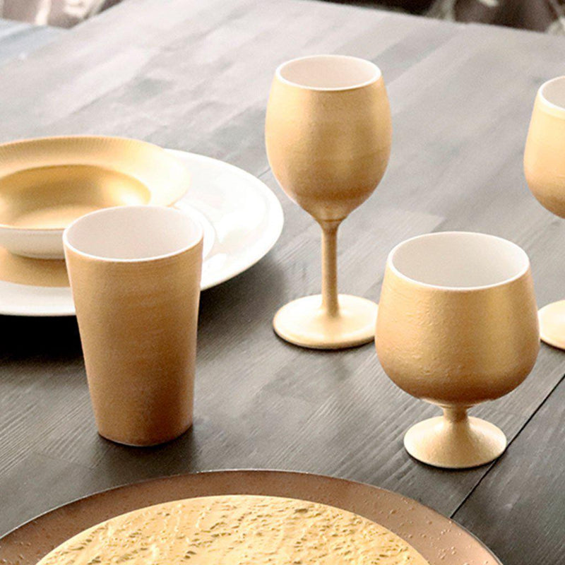 【タンブラー】Gold Tumbler 陶Glass | 美濃焼 | 丸モ高木陶器