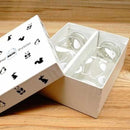 【グラス2点セット】冷感 牛乳スマイルグラス (ワンワン&ネコ) | 丸モ高木陶器