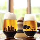 【グラス】夕日を眺める キリン | 丸モ高木陶器