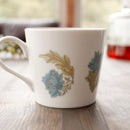 【マグカップ】温感 ボタニカル (青花) | 美濃焼 | 丸モ高木陶器