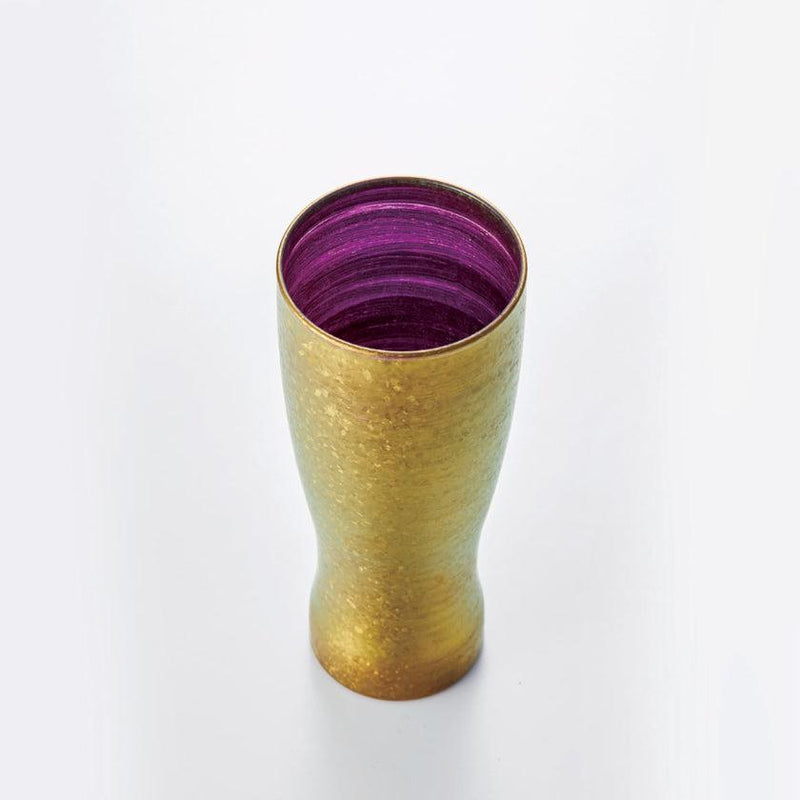 【タンブラー】宝石グラス ゴールド | 丸モ高木陶器