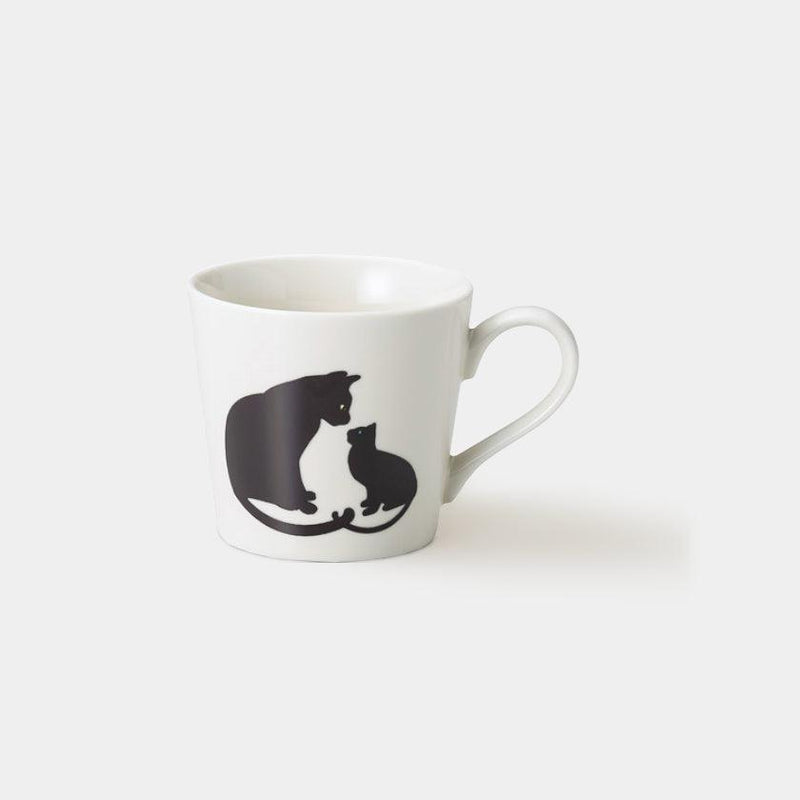 【マグカップ】温感 見つめ合う猫 (ニューボン) | 美濃焼 | 丸モ高木陶器