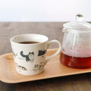 【マグカップ】温感 ゆる猫① サビ猫他 | 美濃焼 | 丸モ高木陶器