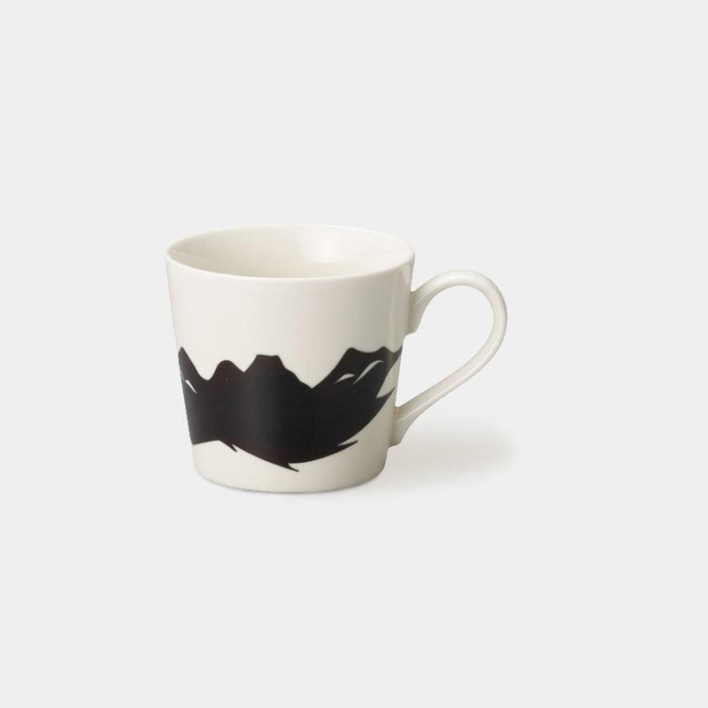 【マグカップ】温感 富士山 白 | 美濃焼 | 丸モ高木陶器