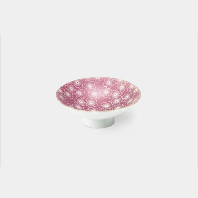 【平盃】ラスターピンク 梅 | 美濃焼 | 丸モ高木陶器