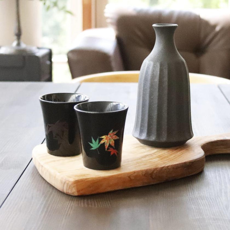 【カップ】温感 黒 (S) | 美濃焼 | 丸モ高木陶器