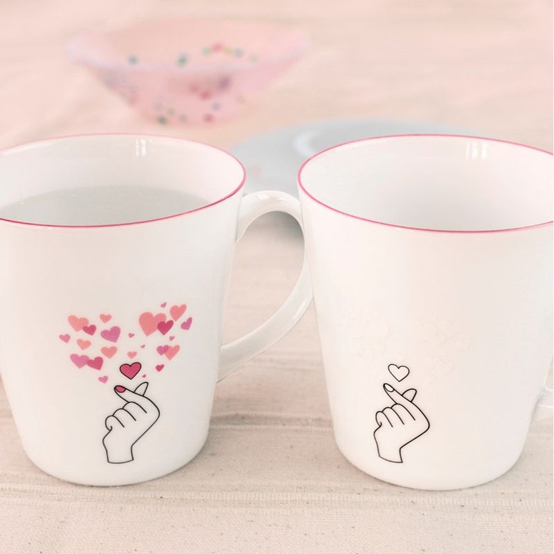 【マグカップ】冷感変化 マグカップからキュン | 美濃焼 | 丸モ高木陶器