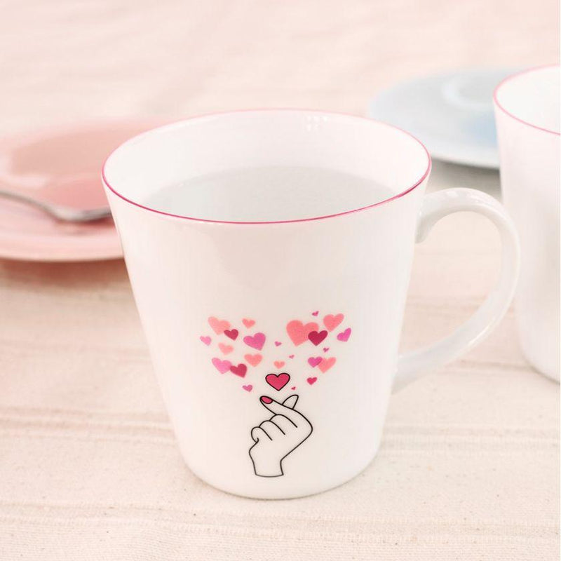 【マグカップ】冷感変化 マグカップからキュン | 美濃焼 | 丸モ高木陶器