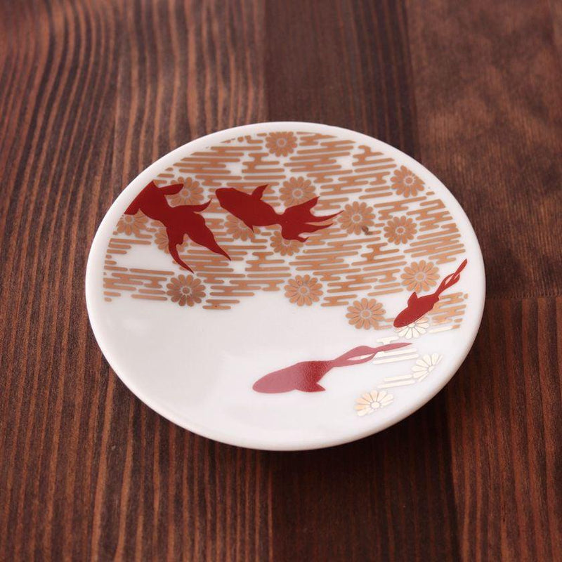 【豆皿5点セット】朱金豆皿 | 美濃焼 | 丸モ高木陶器