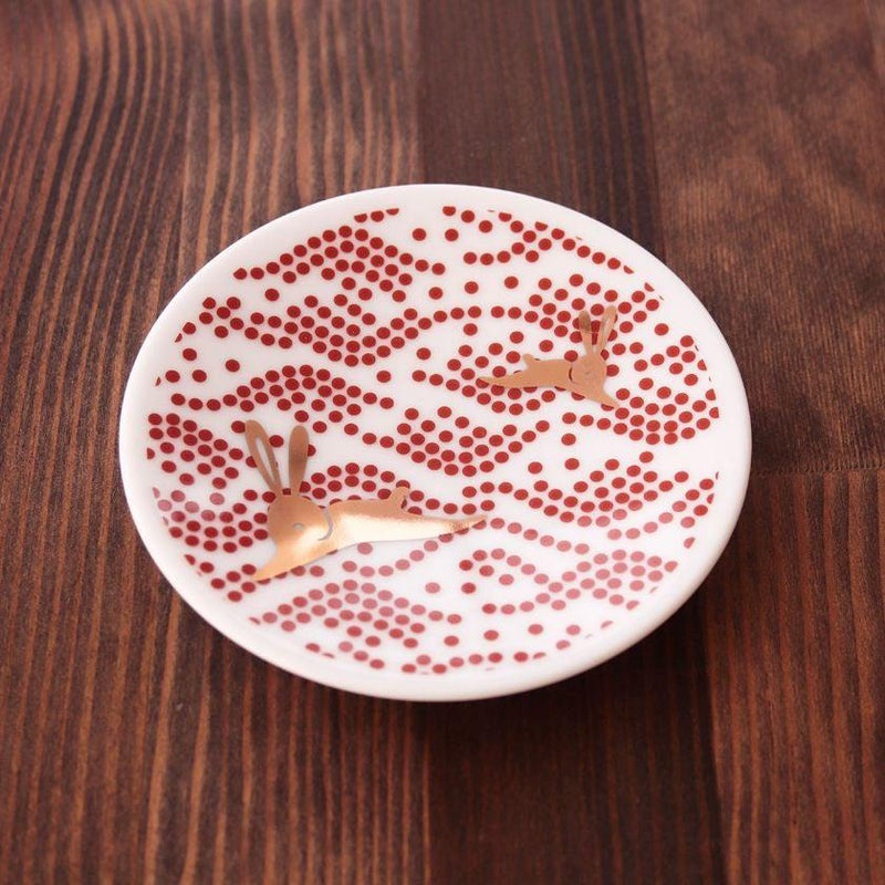 【豆皿5点セット】朱金豆皿 | 美濃焼 | 丸モ高木陶器