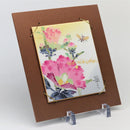 【小色紙】たちあおい  | 加賀友禅