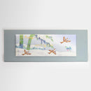 【パネル】竹に雀 | 加賀友禅 | 染の四季