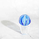 【吹きガラス】Izumo 一輪挿し Bloom ブルー (小)