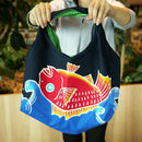 【エコバッグ】鯛 (M) | 筒描き染め