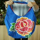 【エコバッグ】 牡丹 (L) | 筒描き染め