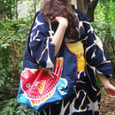 【エコバッグ】 鯛 (L) | 筒描き染め