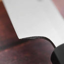 【柳刃包丁】黒打 極上本霞 安来鋼白二鋼 (片刃) 朴水牛八角柄 270mm｜BECOSオリジナル | 堺打刃物｜一刀斎虎徹