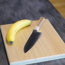 【三徳包丁】ゴールド割込 V5 槌目 樫八角メープル口輪 180 | 堺打刃物｜一刀斎虎徹