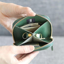 【本革ケース】SHRINK 翠緑の古寺 calm-green ソフトシュリンク牛革 (別注カラー) | RAKUKEI