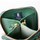 【本革ケース】SHRINK 翠緑の古寺 calm-green ソフトシュリンク牛革 (別注カラー) | RAKUKEI