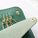 【本革ケース】SHRINK 翠緑の古寺 calm-green ソフトシュリンク牛革 (別注カラー) | RAKUKEI