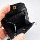 【本革ケース】type2 SHRINK 路地入ル (黒) alley-black ソフトシュリンク牛革 コインポケット付・Dカン標準装備 | 革加工 | RAKUKEI