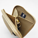 【本革ケース】type2 SHRINK 雲母の京唐紙 (グレージュ) mica-beige ソフトシュリンク牛革 コインポケット付・Dカン標準装備 | 革加工 | RAKUKEI