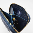 【本革ケース】type2 SHRINK 薄暮の慕ふ (紺) twilight-blue ソフトシュリンク牛革 コインポケット付・Dカン標準装備 | 革加工 | RAKUKEI