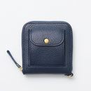 【本革ケース】type2 SHRINK 薄暮の慕ふ (紺) twilight-blue ソフトシュリンク牛革 コインポケット付・Dカン標準装備 | 革加工 | RAKUKEI