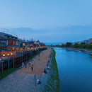 【本革ケース】type2 SHRINK すんずり川床 (水色) riverbreeze-blue ソフトシュリンク牛革 コインポケット付・Dカン標準装備 | 革加工 | RAKUKEI