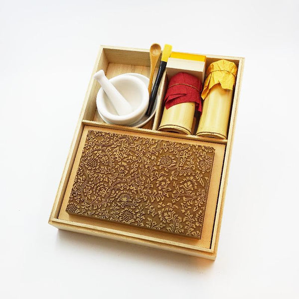 【体験キット】Karakami kit 牡丹唐草 | 京からかみ |丸二