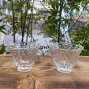 【吹きガラス】SUN GLASS STUDIO KYOTO 煌 酒器3ヶセット（酒差し1個&ぐい呑み2個）