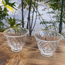 【吹きガラス】SUN GLASS STUDIO KYOTO 煌 酒器3ヶセット（酒差し1個&ぐい呑み2個）