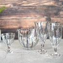 【吹きガラス】SUN GLASS STUDIO KYOTO 玄 酒器セット (酒差し, 盃1個)