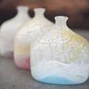 【吹きガラス】SUN GLASS STUDIO KYOTO 薫風 花器 ピンク