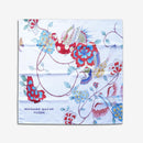 【風呂敷】ケモノデ 大判 白 | 京友禅