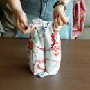 【風呂敷】ケモノデ 大判 白 | 京友禅